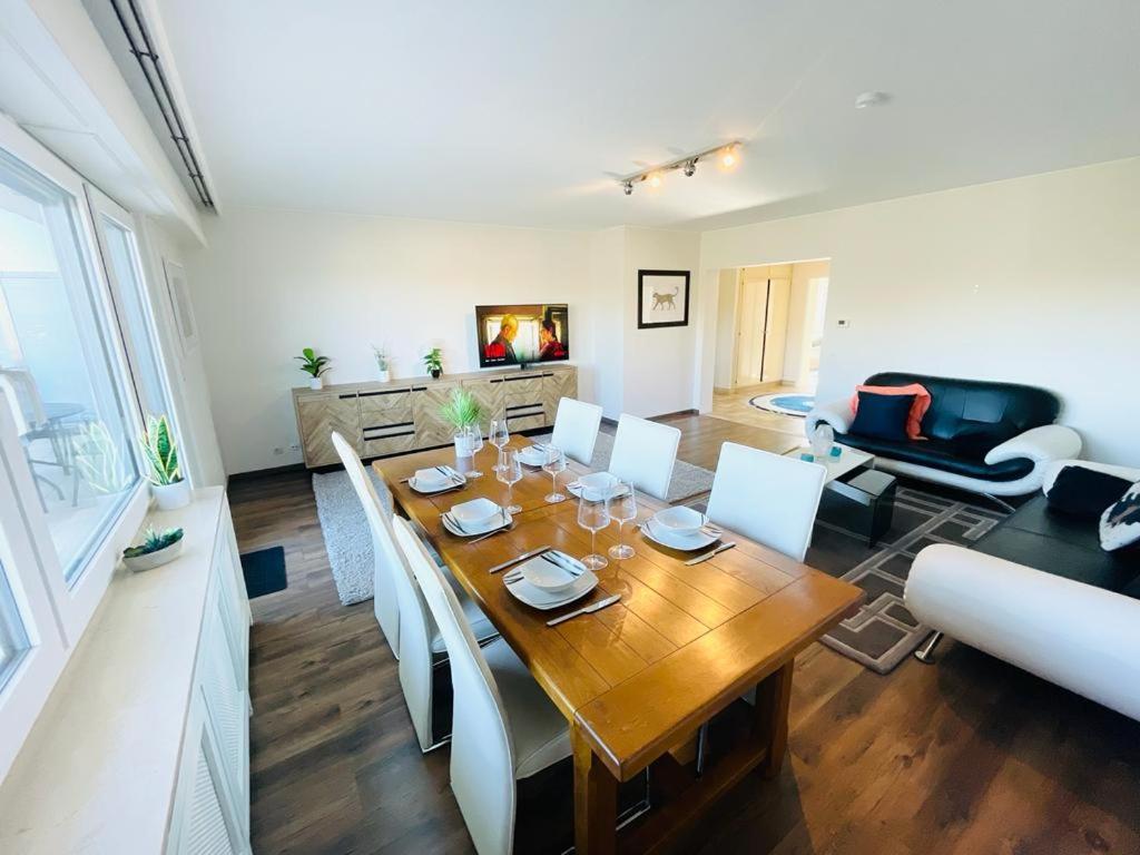 Big Penthouse 2 Bedrooms In Center With Parking And Largeterrace-41 Luxembourg By Eksteriør billede