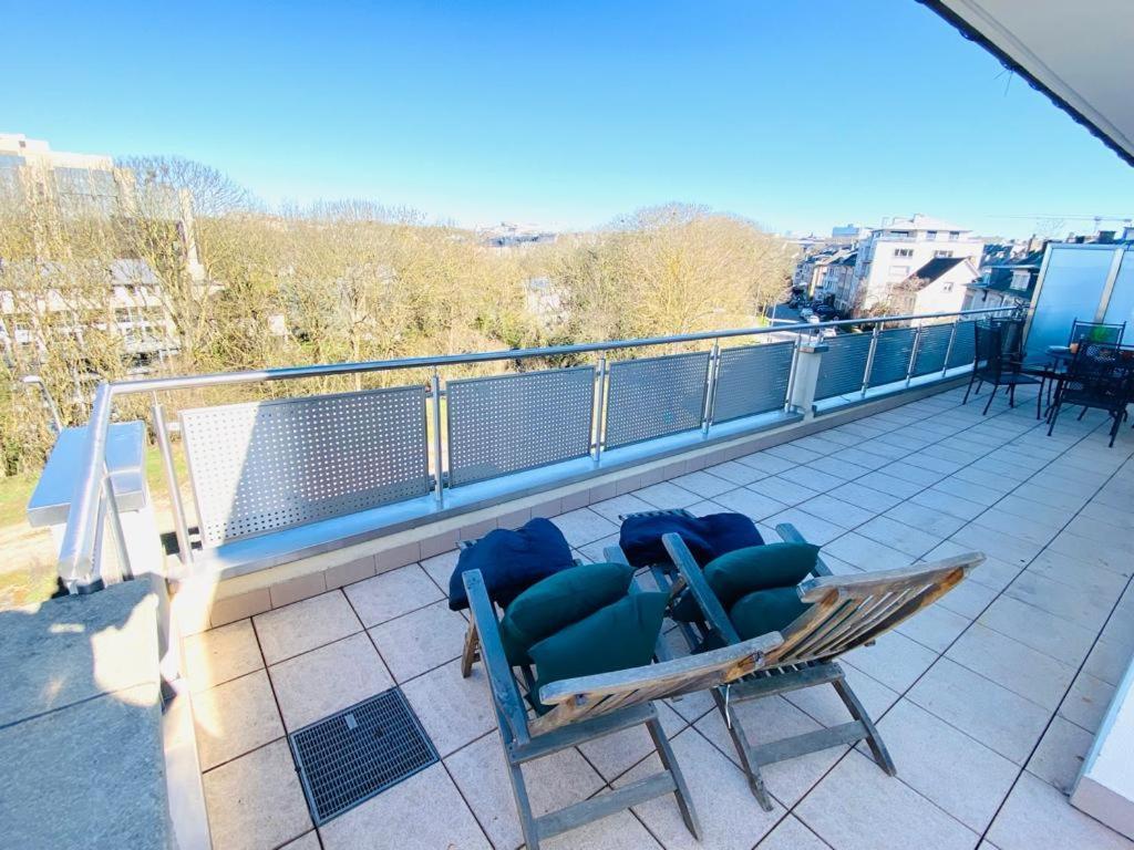 Big Penthouse 2 Bedrooms In Center With Parking And Largeterrace-41 Luxembourg By Eksteriør billede